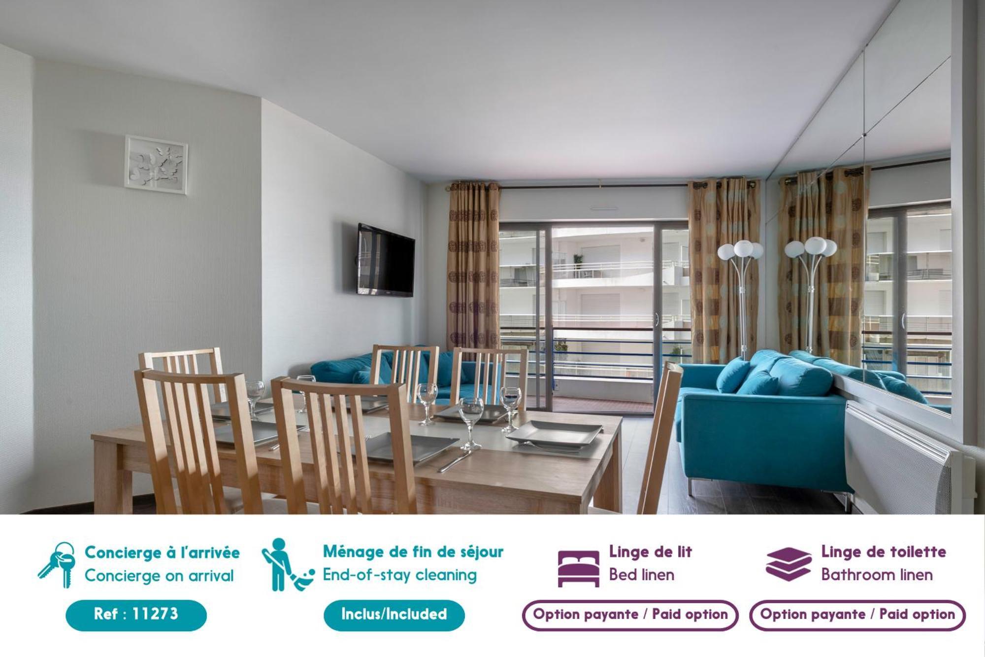 Appart 4 Adultes 2 Enfants - Acces Plage Direct 勒宝利古恩 外观 照片